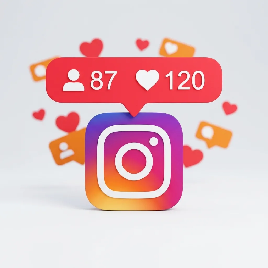 Instagram likes and new followers arriving